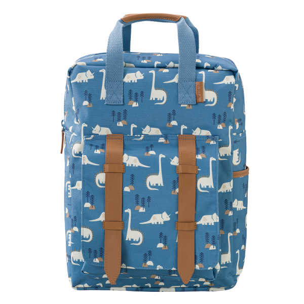 GRAND SAC A DOS DINOSAURE BLEU - FRESK - LE MOUTON A 3 PATTES