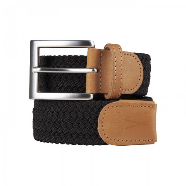 CEINTURE TRESSEE COLORIS NOIR VERTICAL L ACCESSOIRE - LE MOUTON A 3 PATTES