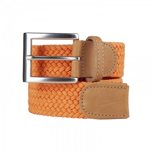 CEINTURE TRESSEE ORANGE - VERTICAL L ACCESSOIRE - LE MOUTON A 3 PATTES